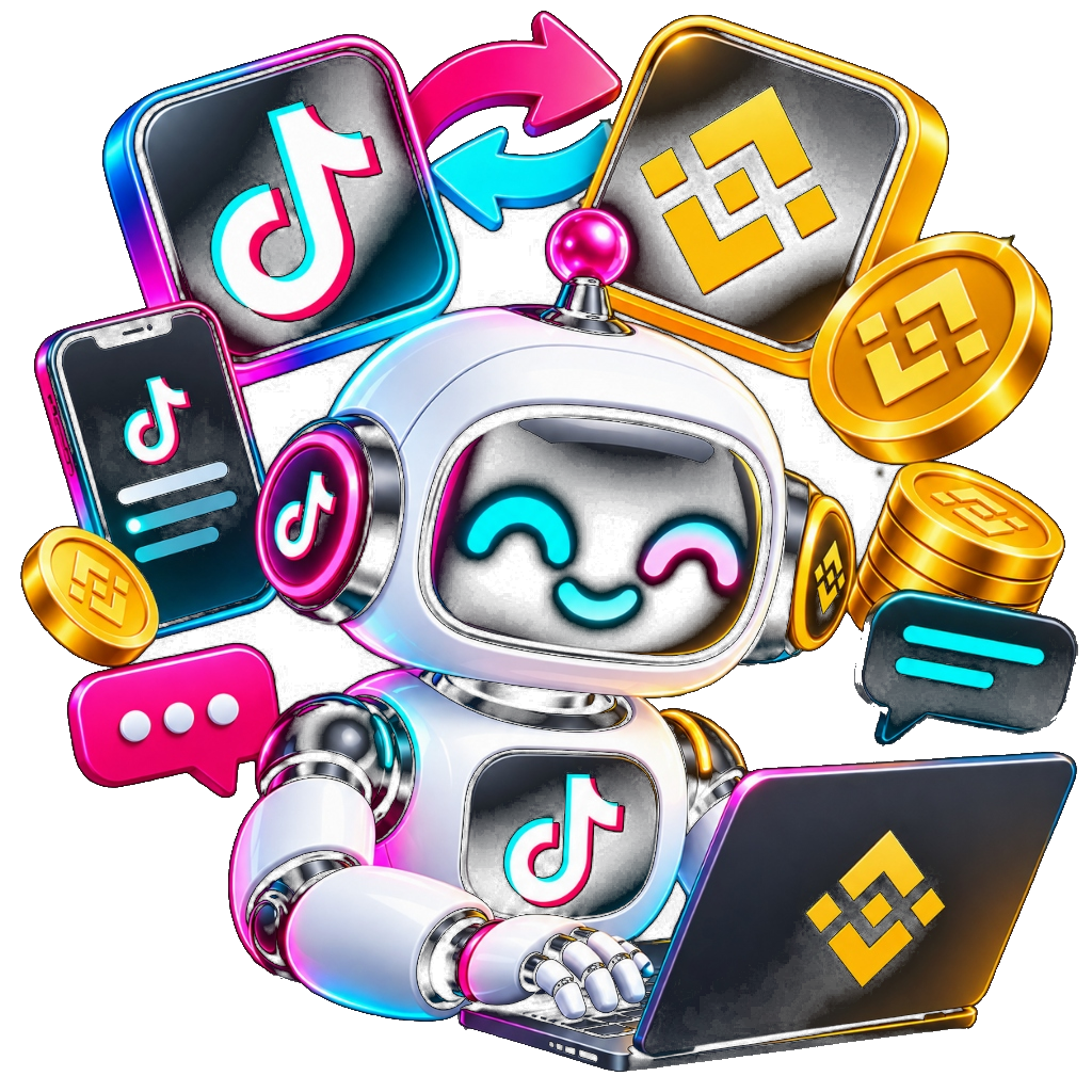 Robot TikTok & Binance